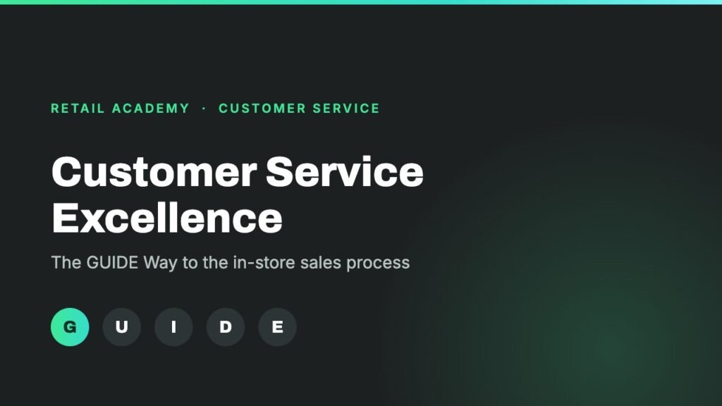 Customer Service Excellence — The GUIDE Way course banner