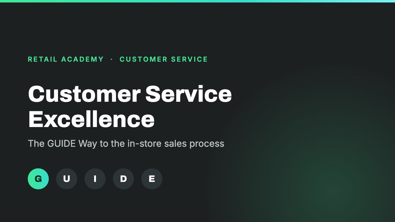 Customer Service Excellence: The GUIDE Way